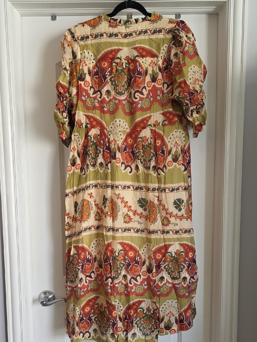 NWT Umgee Large Green Mix Floral Print Midi Dress - Picture 6 of 8